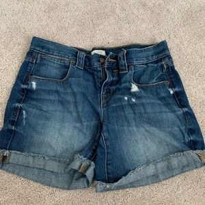 Denim shorts by J. Crew